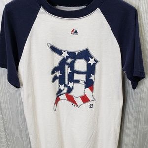 Majestic Detroit Tigers Mens Small Baseball TShirt